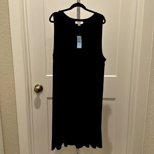 NWT LOFT Outlet Sleeveless Navy Dress LP